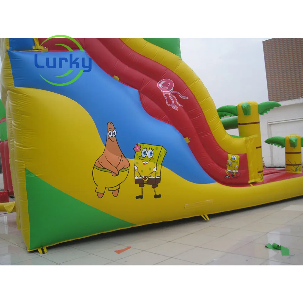 typical theme inflatable pool slide jumping castle for kids inflatable bouncer inflatable theme park