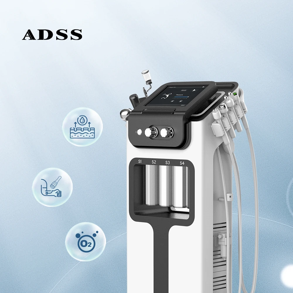 2024 New ADSS Multifunctional Beauty Facial Equipment Hydro Machine Facial Microdermabrasion Machine Use for Facial Care