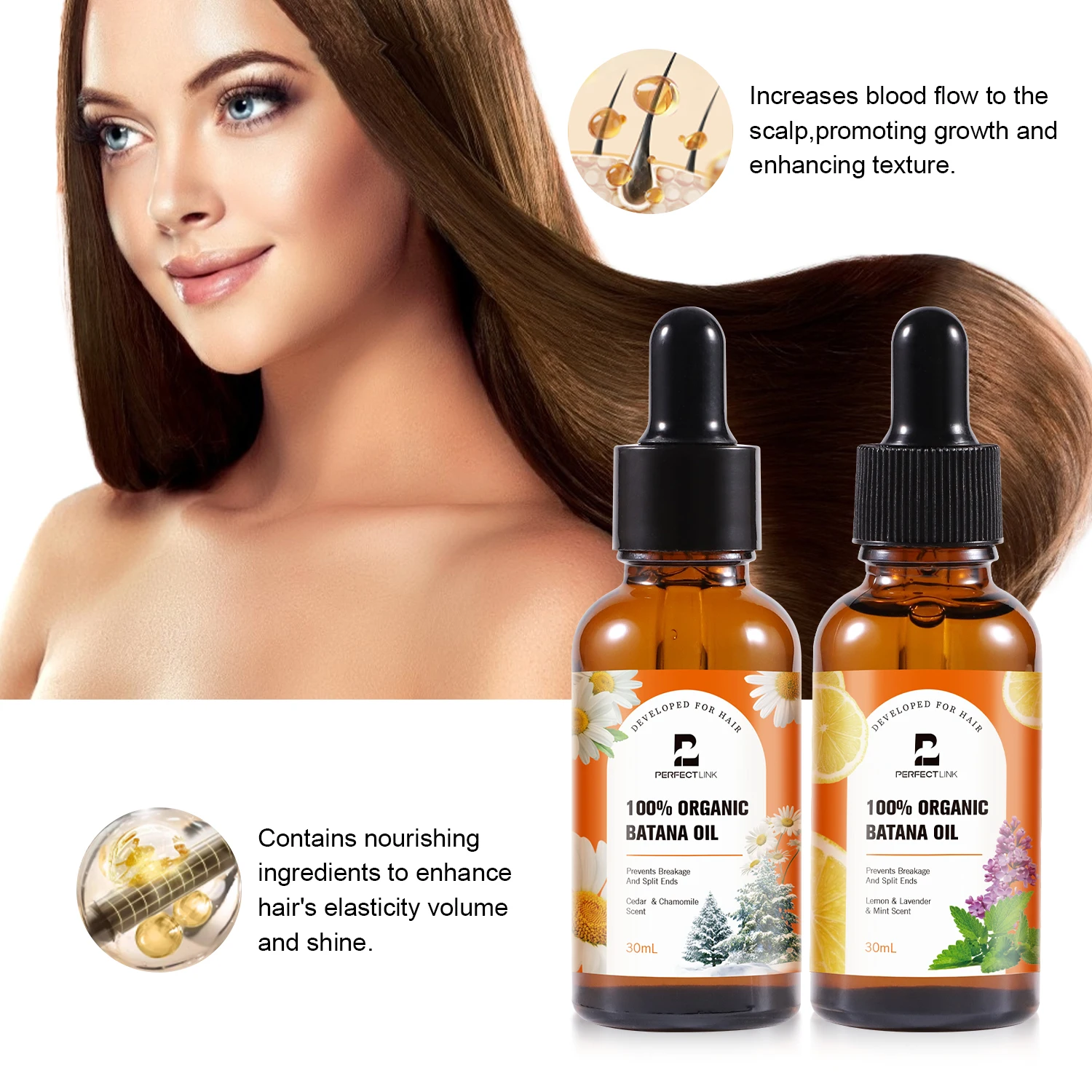 Собственная марка лучшее масло для роста волос лечение против выпадения Органическая Имбирная Сыворотка мужчин и