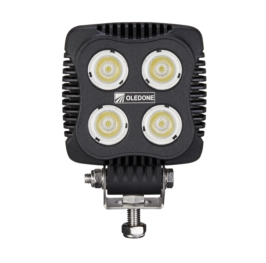 OLEDONE New 4 Inch 40W 4800LM Work LED Light 48W EMC IP68 Side Mount LED Work Light Flood Beam For SUV ATV UTV Truck Heavy Duty