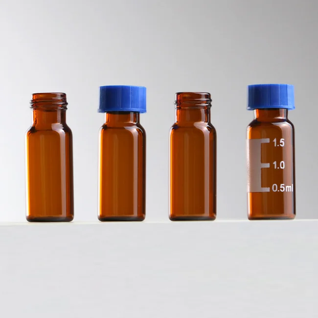 1.5ml 2ml Clear Test Vials HPLC Free Sample Glass bottle