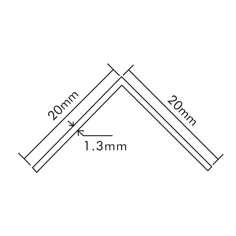 CG-G-20*20, Ruitai Plastic  Wall Corner Guard Protector Molding PVC corner guard