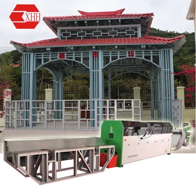 XHH C89-5S Lgs House Roll C89 7.5kw 550MPA Custom Voltage Light Keel Gauge Cad Villa Steel Frame Machine