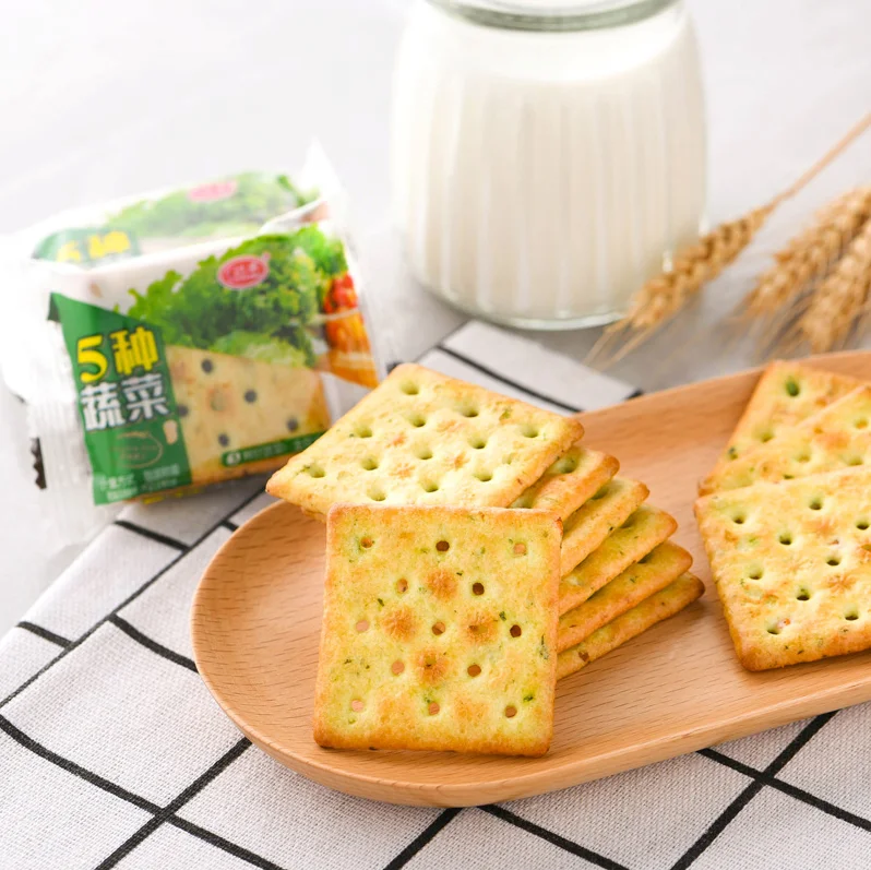 Factory Wholesale Children's Baby Colorful Vegetables Flavor Animal Shaped Biscuits