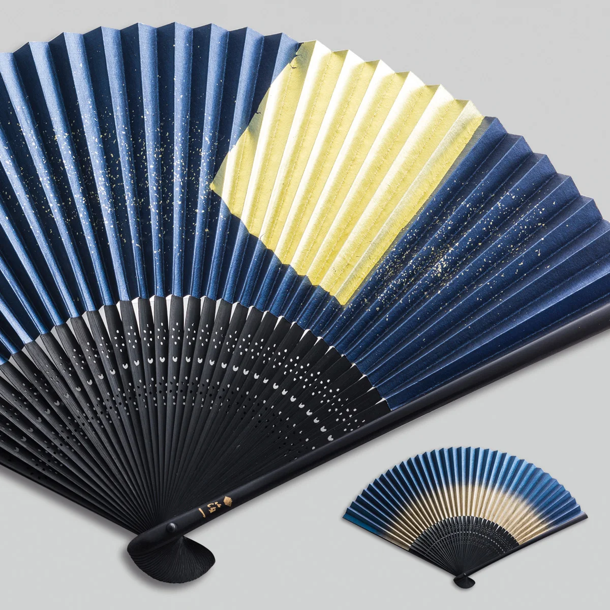 Kanazawa gold leaf fashion portable custom folding small fan