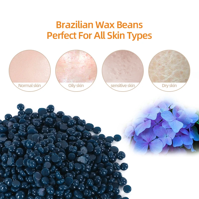 1000g Different Flavors Hair Removal Wax Hard Beans Depilatory Wax for Private Label wax beads