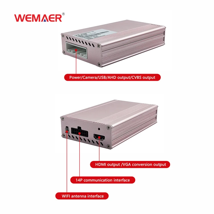 Wemaer Oem RK 720P SONY225 Bird View Car Camera System AHD Waterproof Reversing Aid 360 Camera Car For Taxi Toyota Nissan