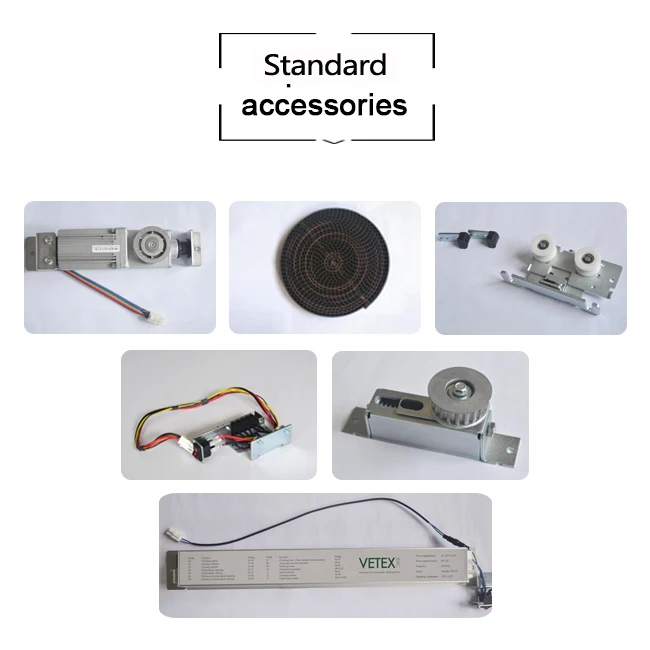 Aluminium alloy profile automatic door kit sliding door closer