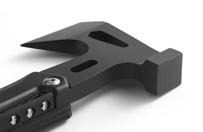 steel camping combination multi function tool claw axe hammer