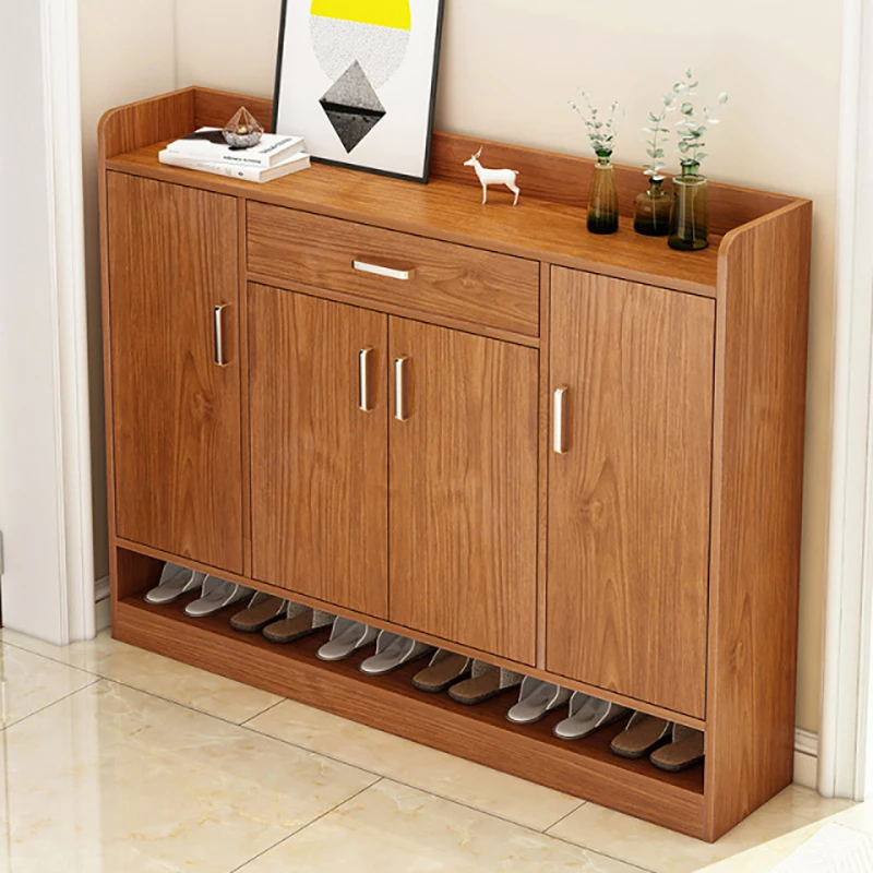 Manufacturer Direct Sale Wooden Furniture Panel Shoecase Professional shoe cabinet customization free design custom shoe rack