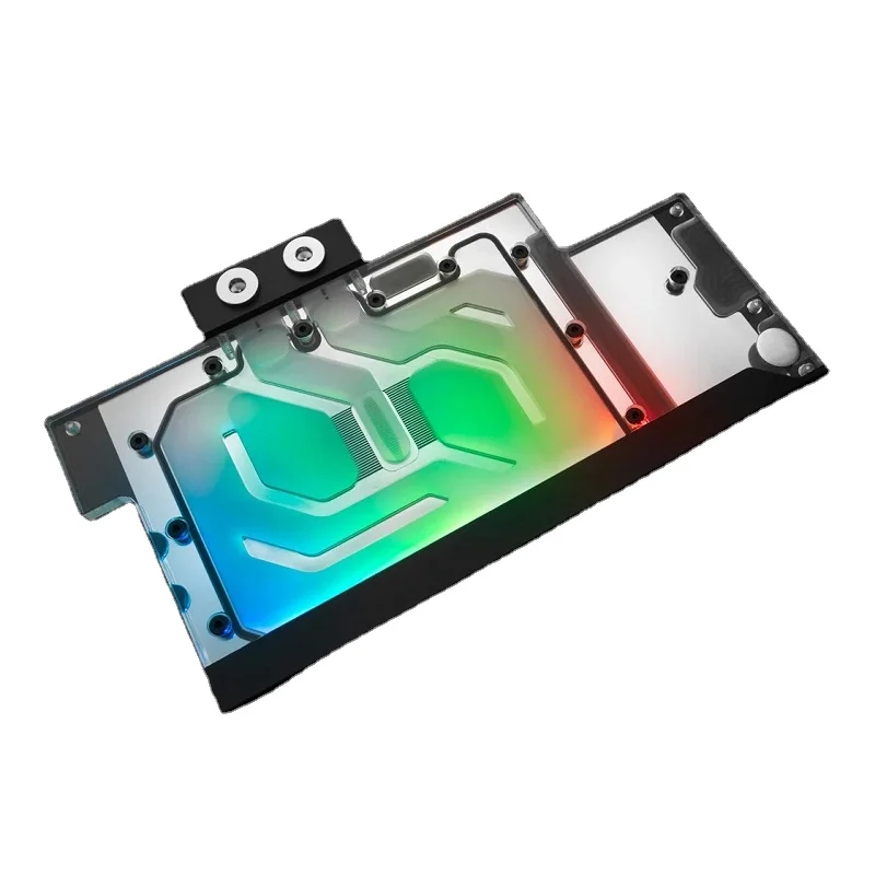 FM Индивидуальные надувной водной горкой блок для gpu радиатор комплект Strix RTX 3080 3090 tuf RGB жидкостного охлаждения Система пластин для vga радиатора Тесла