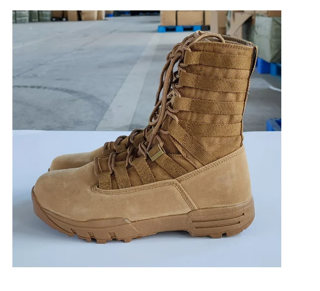DFJB03  Comfortable breathable Black green brown light weight Canvas boots Asiaon Boots trekking hiking boots