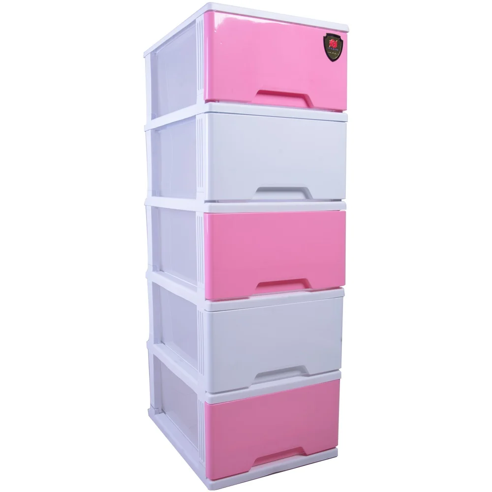 Direct Selling Transparent Plastic Storage Cabinet 5 Stage Receiving Box Drawer Trusted Brand Twins Dolphin Organizer Fabric