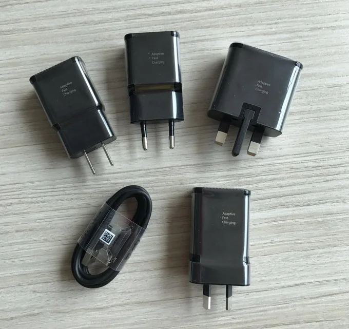 Оригинальный USB-штекер S10 с кабелем типа c быстрое зарядное устройство штекер для Samsung galaxy S8 edge S9