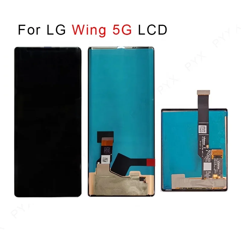 Оригинальный ЖК-дисплей для LG Wing 5G с сенсорным экраном, дигитайзер в сборе для замены ЖК-дисплея LG Wing 5G
