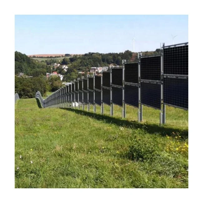 AS Ground Solar Mount Systems Galvanised Steel Vertical Solar Panel Mounting