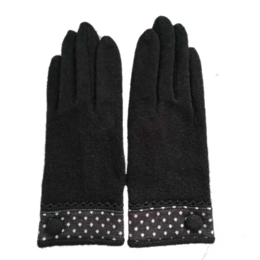 
2020 sports thermal ladies fashion sheepskin warm winter hand gloves 