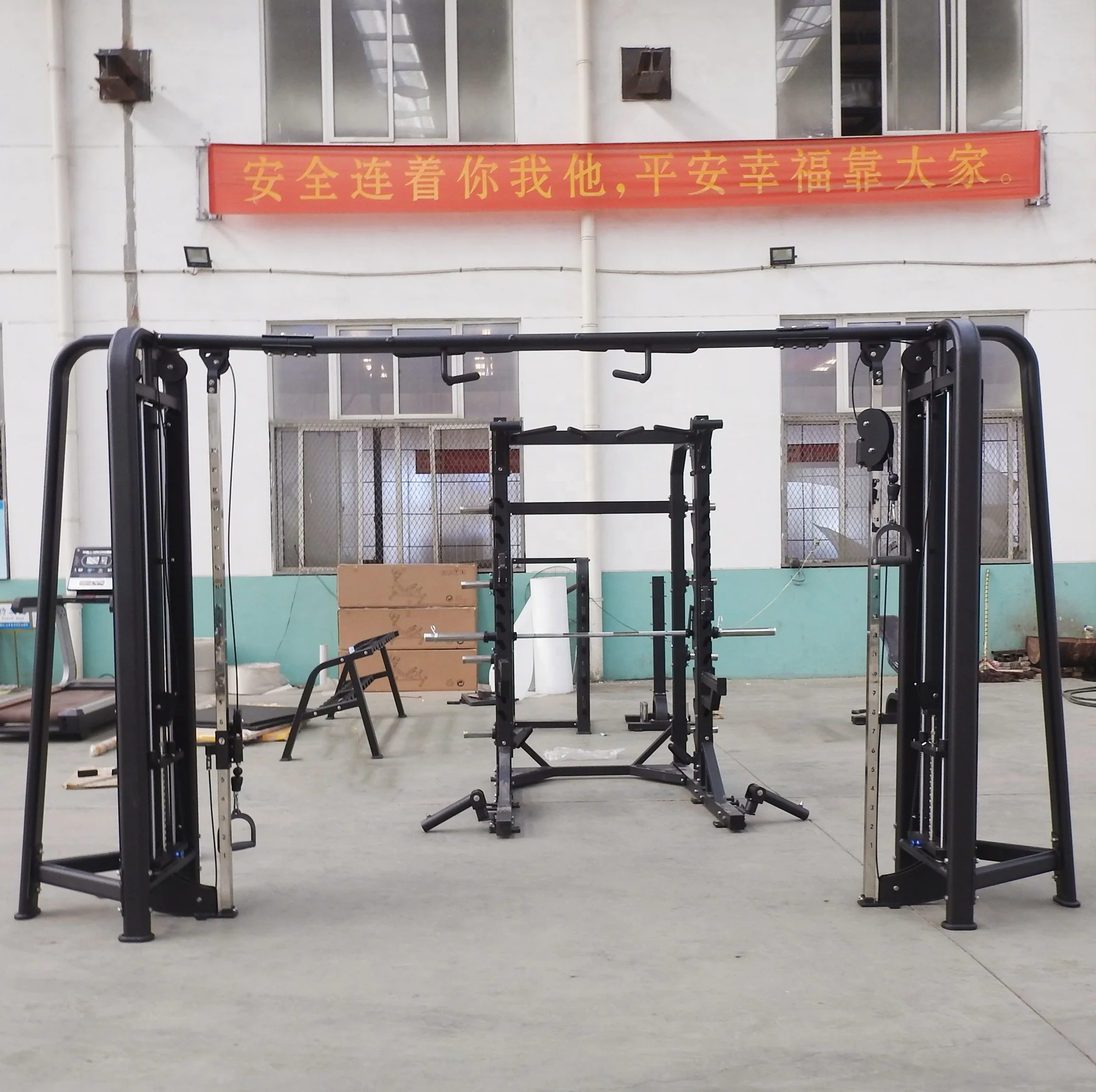 Hot-sale functional trainer gym equipment cable cross over