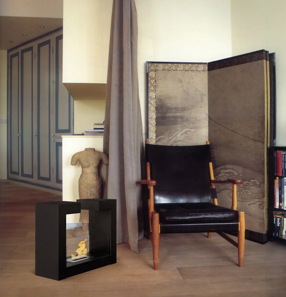 Most popular  Stainless steel ethanol fireplace