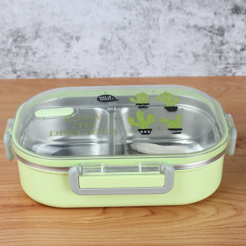 New  hot sale reusable warmer heating 304 stainless steel insulated lunch box bpa free bento lunch box