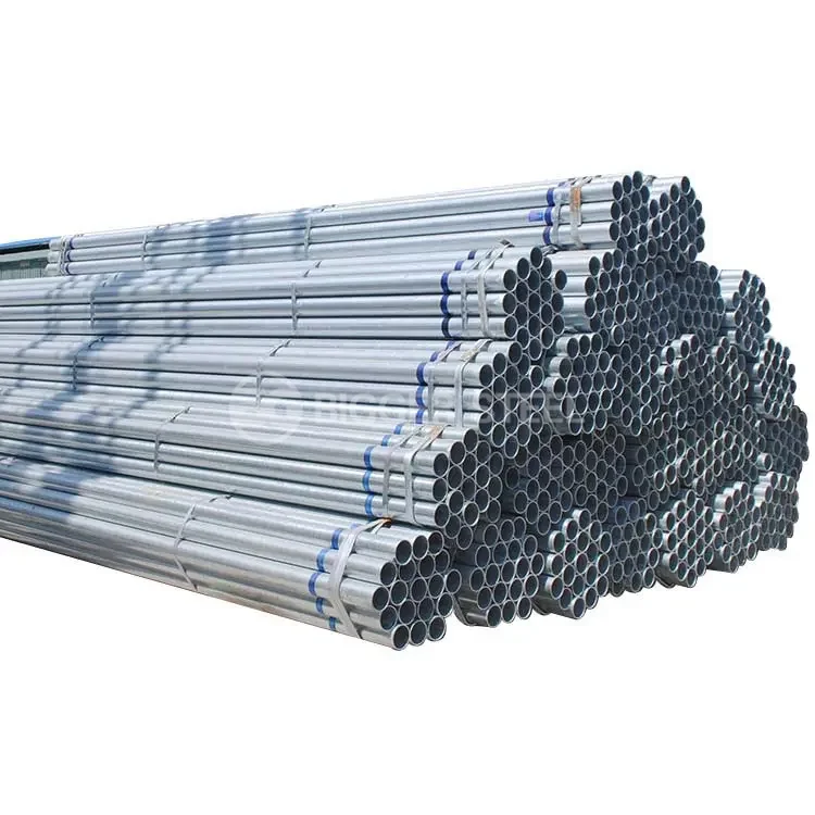 Hot Dip Pre 2 Inch Threaded Galvanized Iron Welded Round Tube Fence Pipe in Turkey Seamless Carbon Spiral Steel Pipe