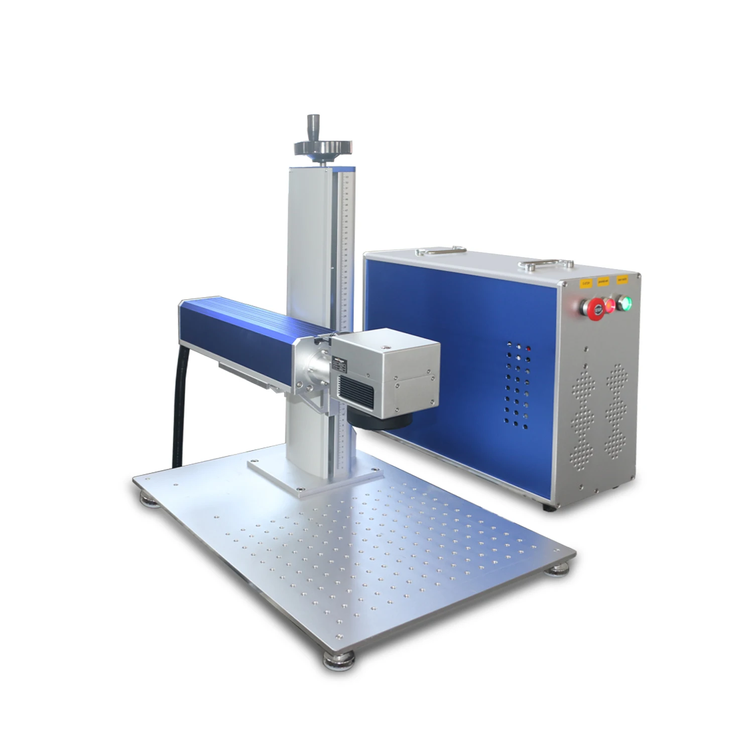 50W Fiber Laser Marking Machine 50X MAX with 300*300mm Lens EZCAD 2.0 Control Lightburn Software Free Goggles Rotatory for Rings