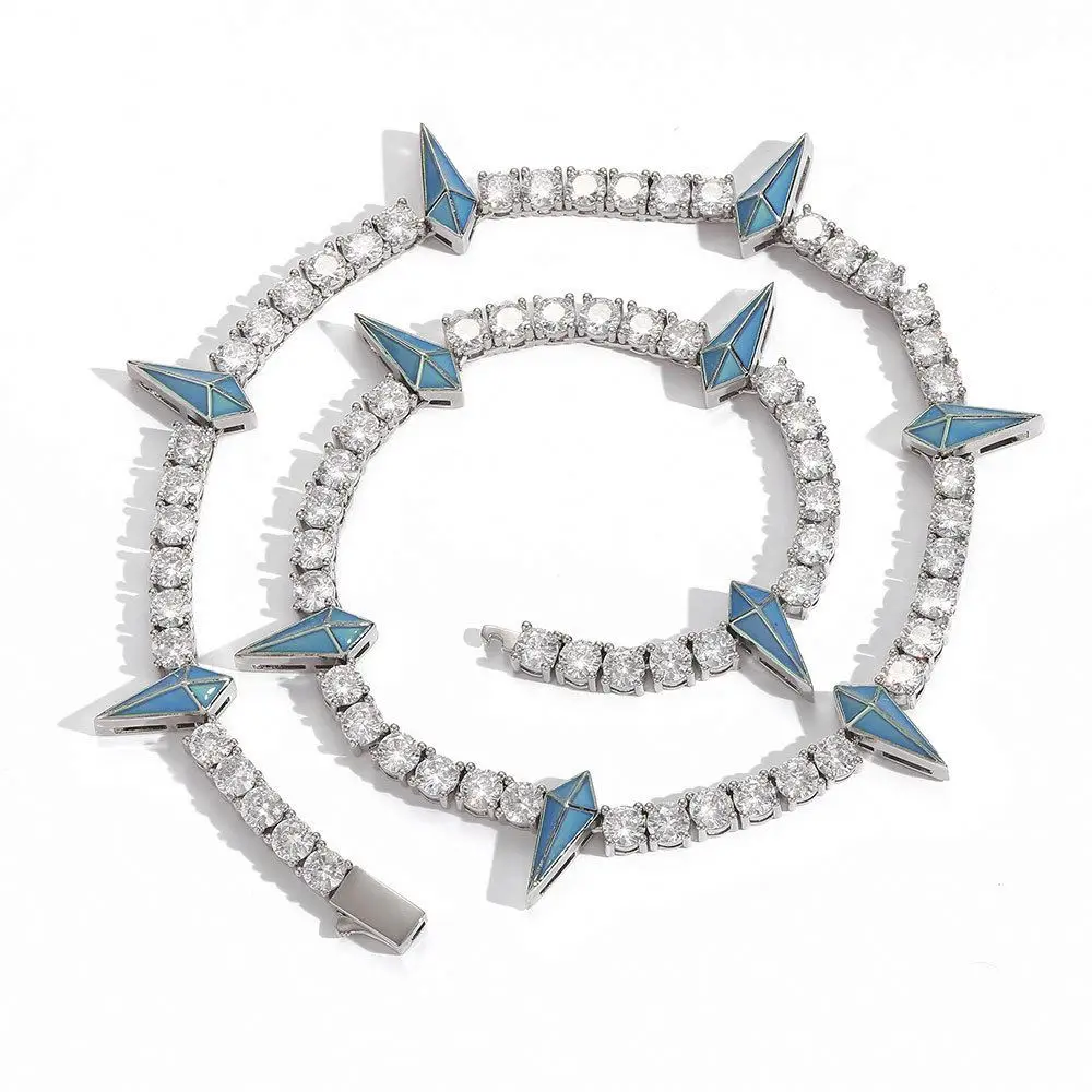 2022 Hot Selling Factory Manufacturer Vvs Moissanite Diamond Miami Cuban Link Chain