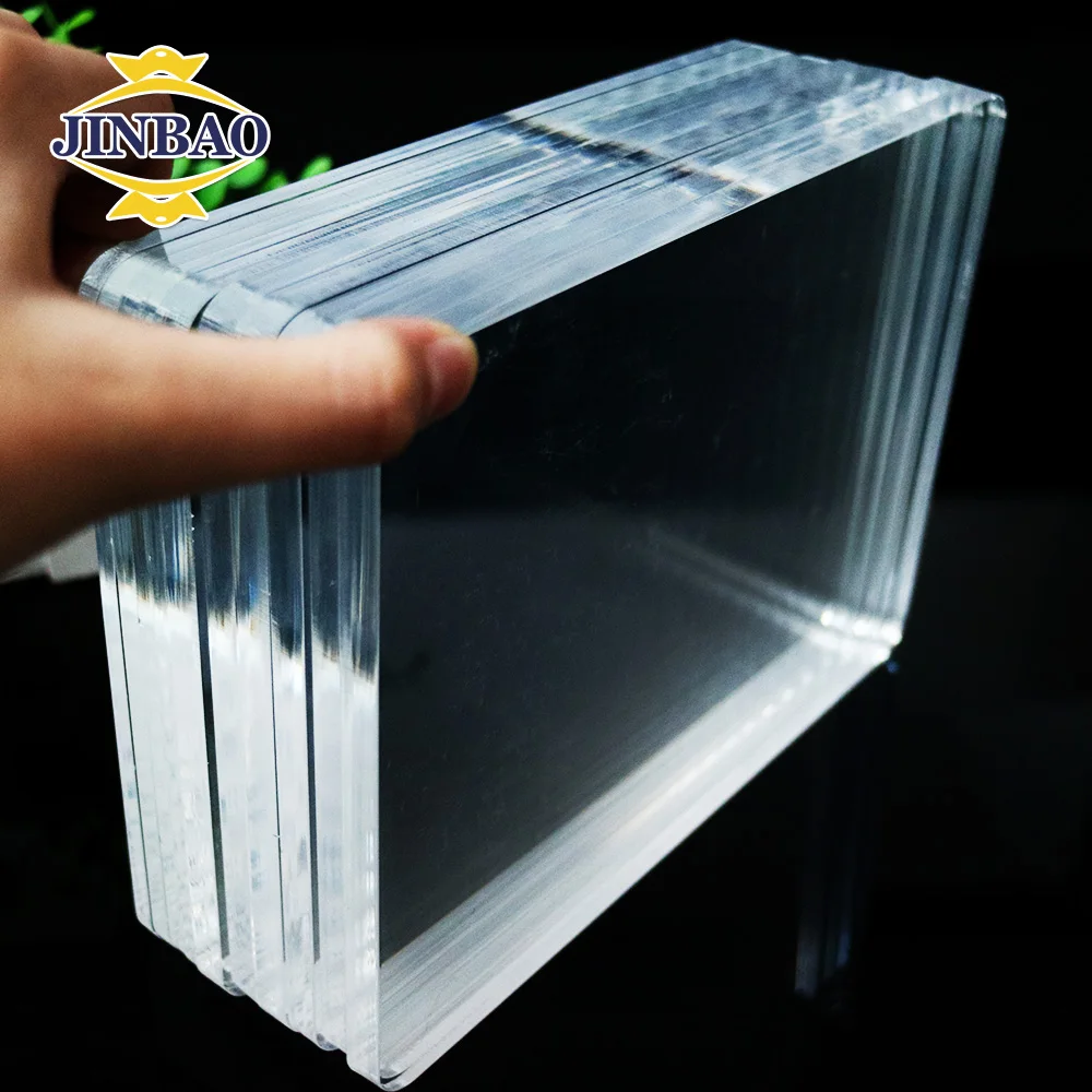 JINBAO Hot sale transparent thick pmma acrylic board manufacturer laser engraving