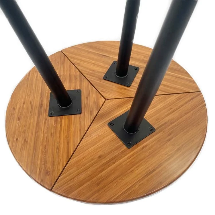 Modern wood round foldable meuble de salon mesa de centro wohnzimmer tisch table ronde mesa tavolo tafel bamboo table for home