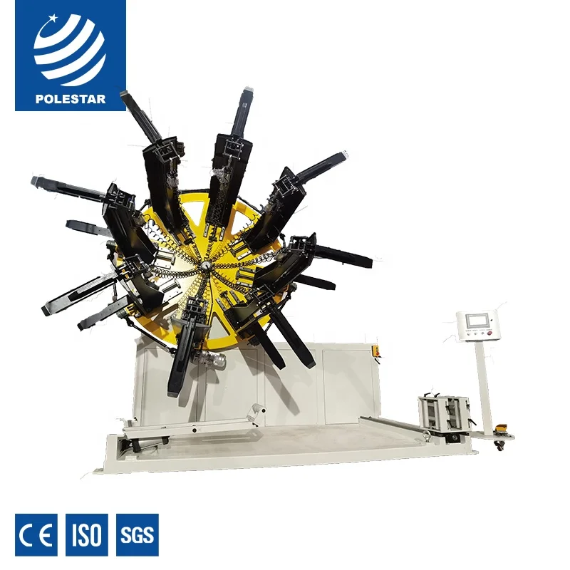 75-160 mm diameter pipe coiler hdpe pipe winding machine plastic pipe coiler