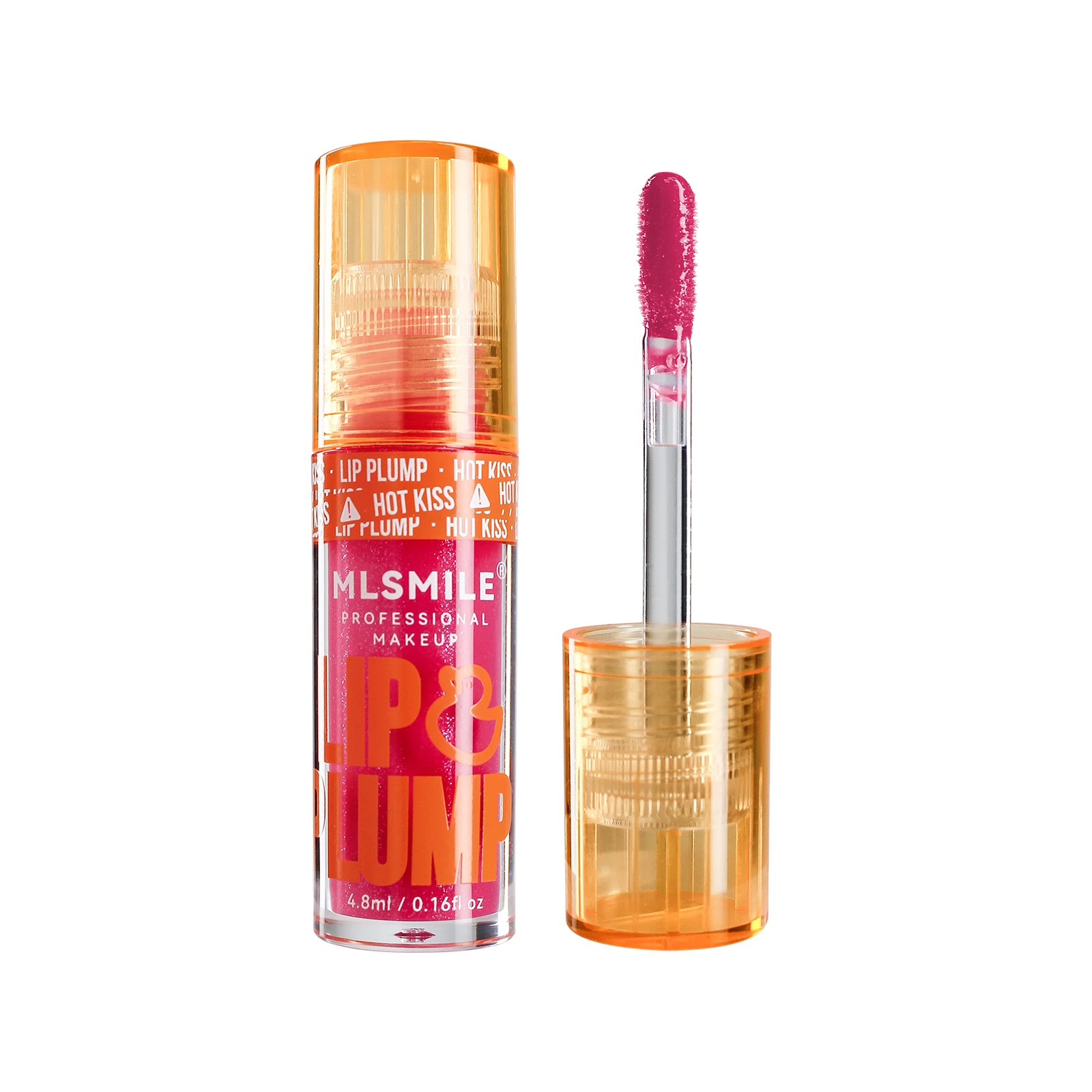 Wholesale MLSMILE High Quality Duck Lipstick Long Lasting Waterproof Hide Lip Lines Clear Plumping Glitter Tinted Lip Oil