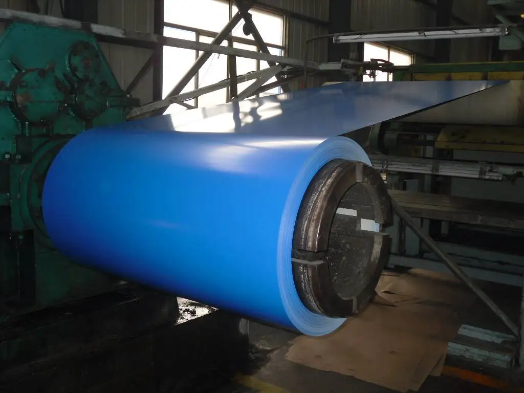 Прокат с полимерным покрытием окрашенный предварительно окрашенная G40 оцинкованная стальная катушка