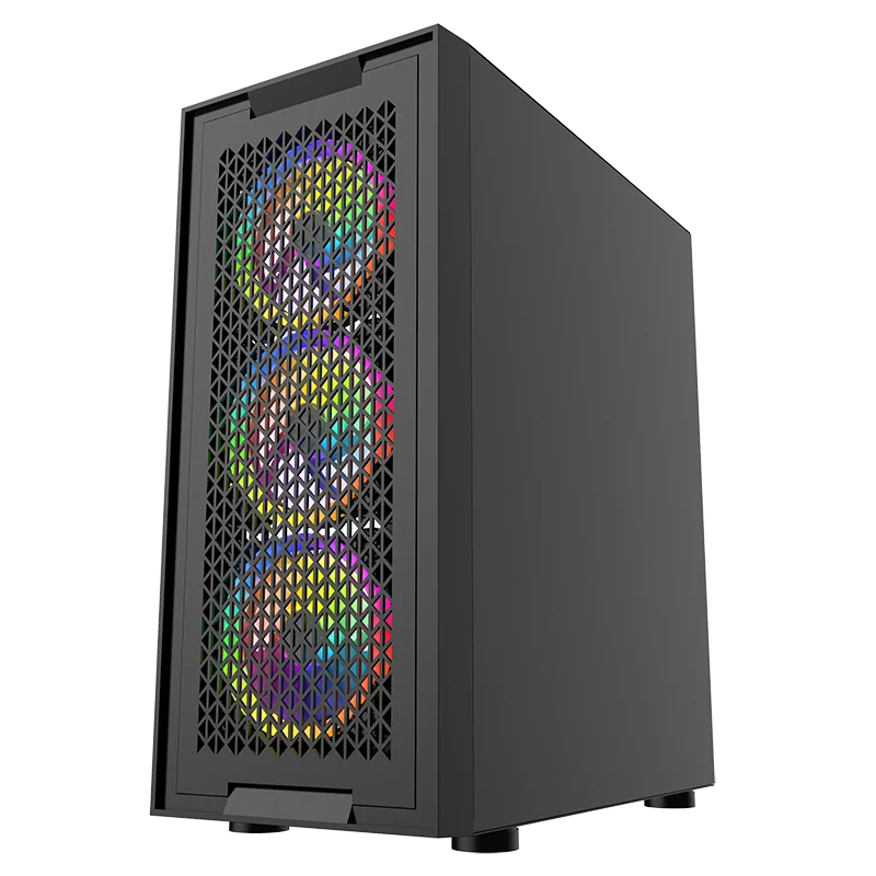 Powercase High Quality pc case Gaming pc cabinet gaming  Acrylic Gaming Computer Towers Case Spcc E-atx   Computer