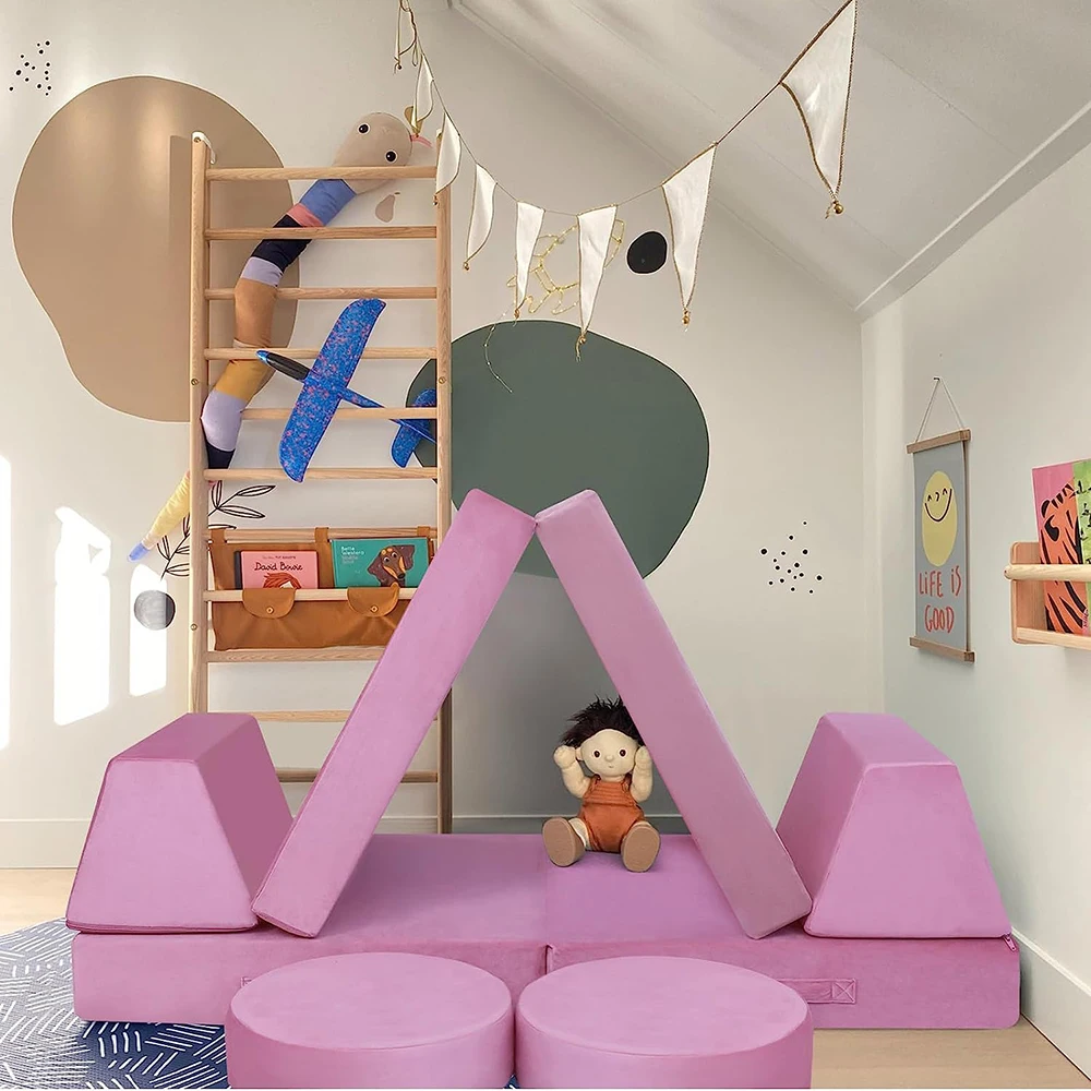 Collapsible sponge game mat DIY puzzle game big building block sponge free combination floor mat lazy sofa