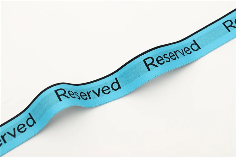 Custom Logo Jacquard Elastic Waistband for Underwear