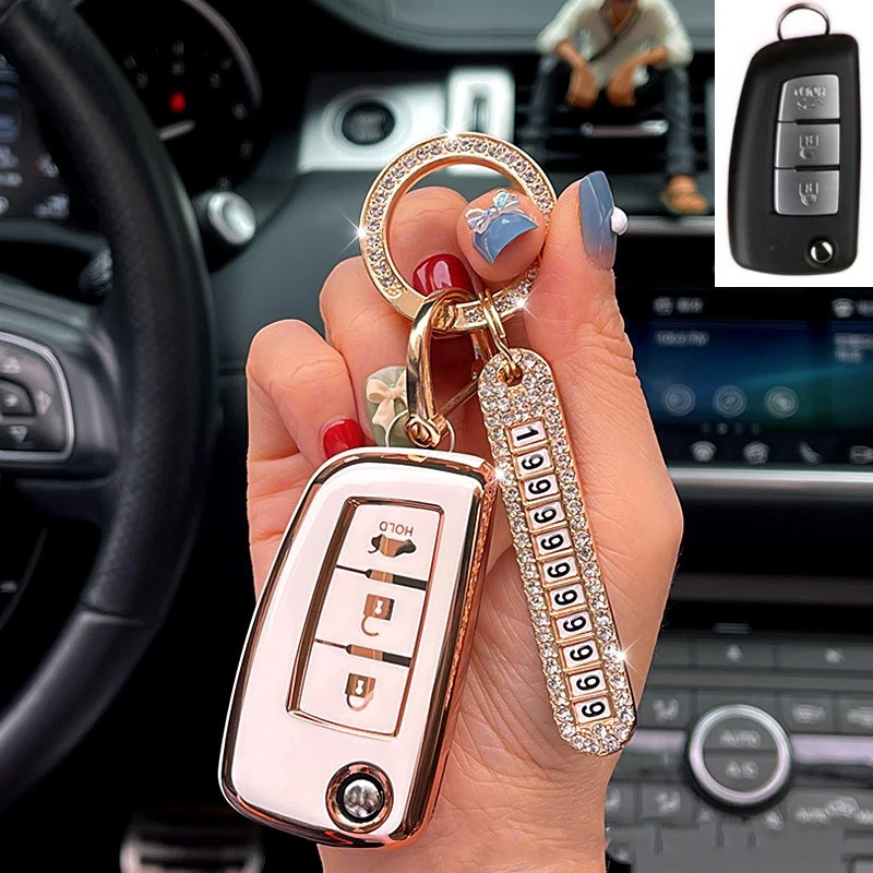 For Nissan Key Case Nissan Key Case KICKS SENTRA LIVINA TIIDA Key Ring Key Ring