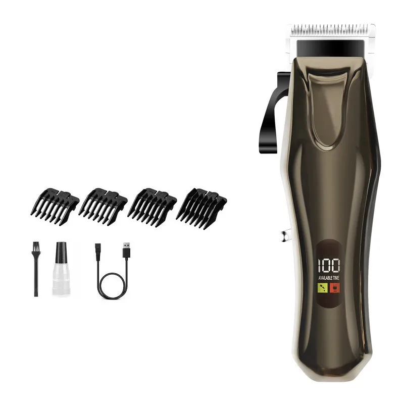 Professional hair cut machine waterproof wireless men barbers salon electric 0mm all metal trimmer buy hair clippers