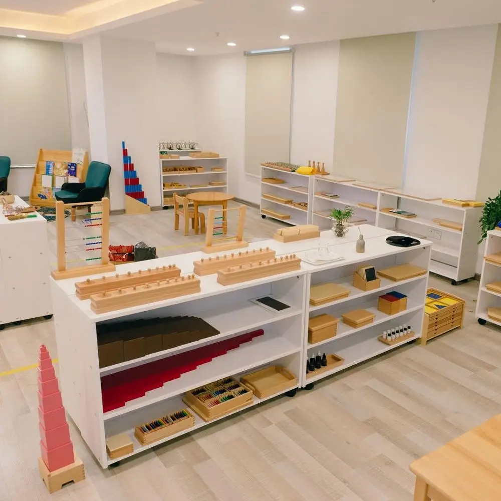 high quality yunhe wooden baby educational toy montessori  material  sensorial cylinder blocks