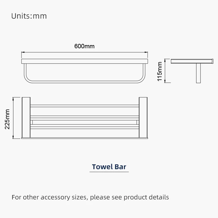 2024 Bathroom Storage Cleaning Products Black 16 Piece Matte Black Accessories Stainless Steel Bathroom Accessory Set 16-piece