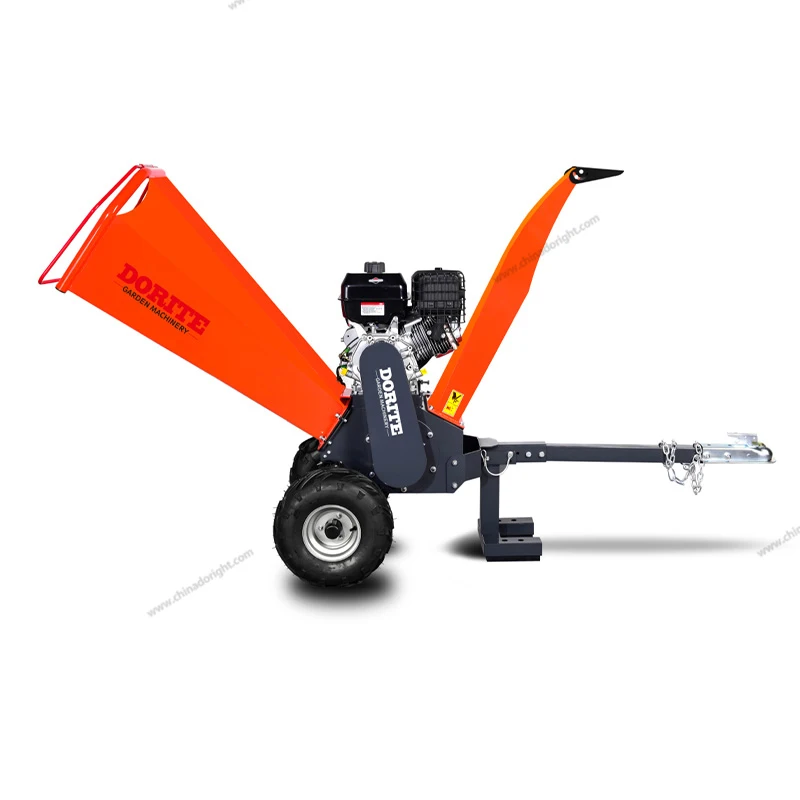Suitable for garden machinery equipment 15HP wood chipper low price custom wholesale high speed steel blade water-cooled engine