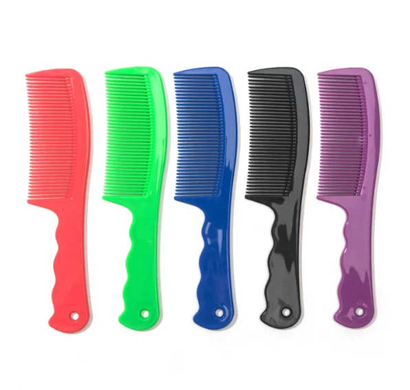 Anti-static hair comb No knot is not easy to break portable household spare ribs comb long hair conditioner plastic comb