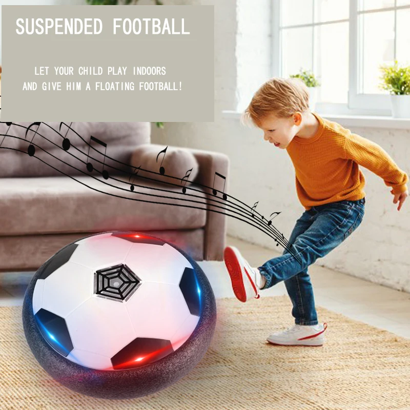 HUAMJ  Fashionable Indoors multisurface flashing gliding air soccer sport toy balls of soccer ball