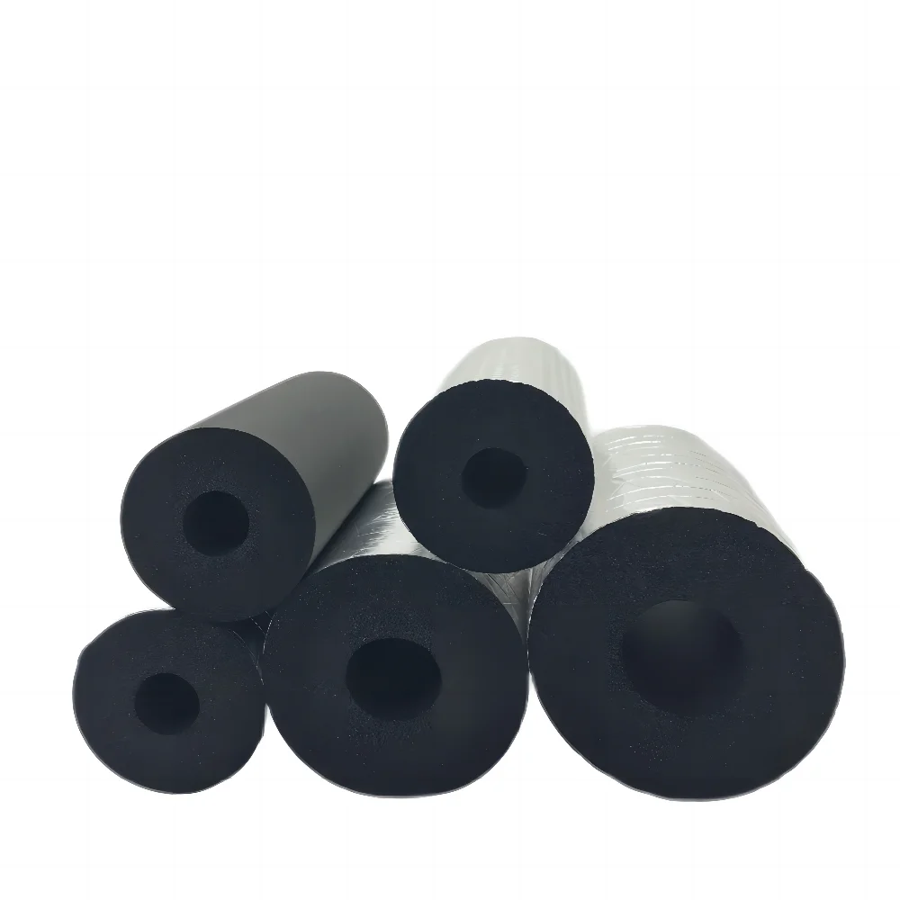Hot Water Pipe Insulation Foam Insulation Rubber Wall Thickness 9~32mm Or 40mm CLASS B0