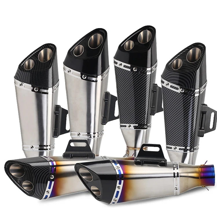 51MM Universal Motorcycle Exhaust Pipe Yoshimura R11 Modified Escape Moto For Z650 Z900 ER6N CBR1000RR YZF R1 R3 S1000RR Slip On