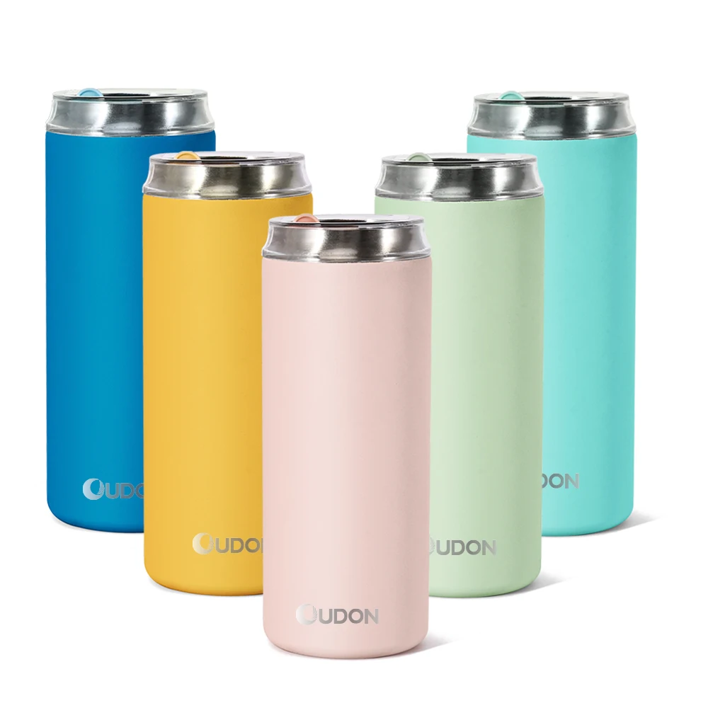 Powder Coated 20oz Custom Painting Color Double Wall Stainless Steel Travel Mug With Lid And Straw