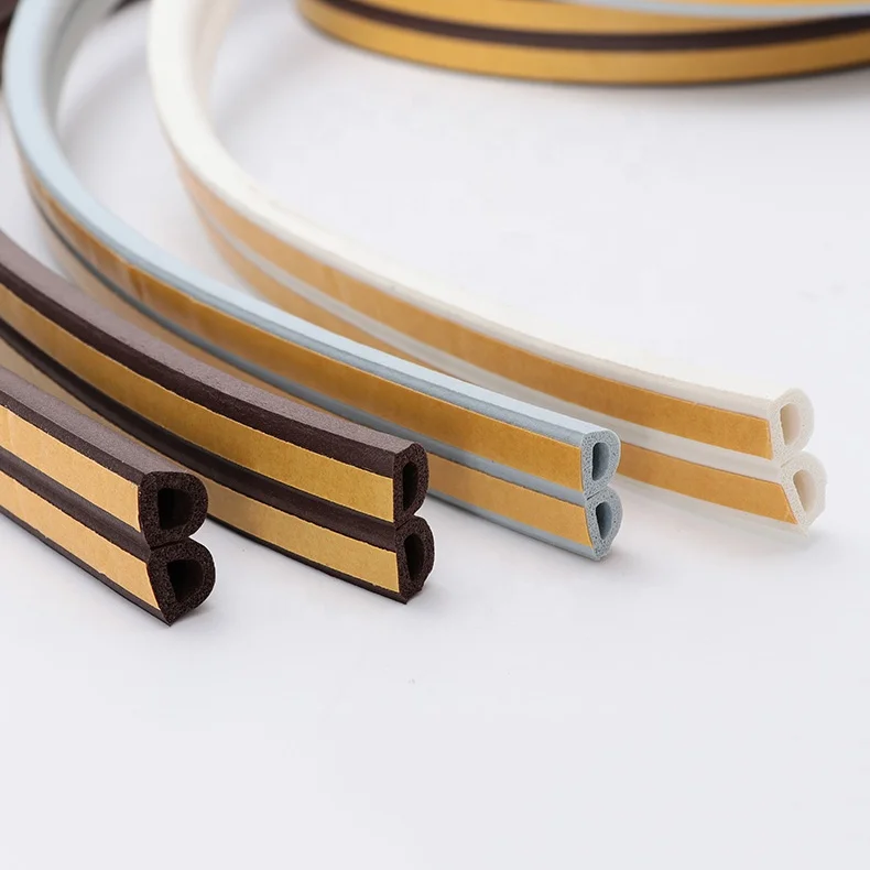adhesive backed epdm  soundproof  foam seal strip Used for doors and Windows