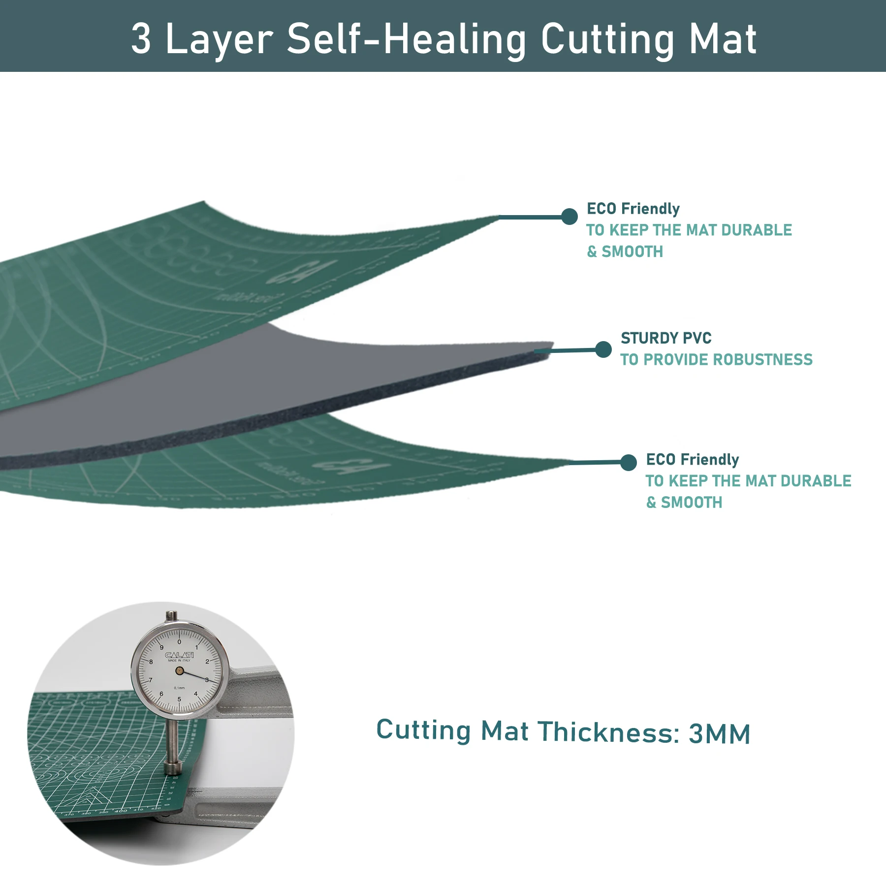 Zhengshun A3 Colorful Black /white Core High Quality Cutting Mat for Office Using