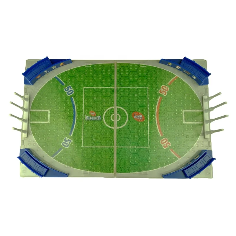 Custom Toy Supplier Mini Football Stadium Scale Model Rugby Football Field Building Blocks Toys