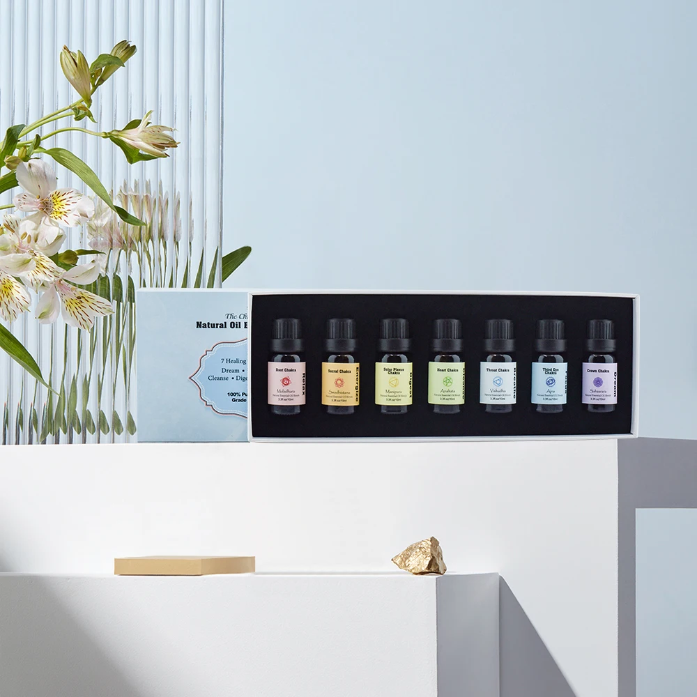 Luxury manufacturer OEM/ODM Chakra Essential Oil for body care
