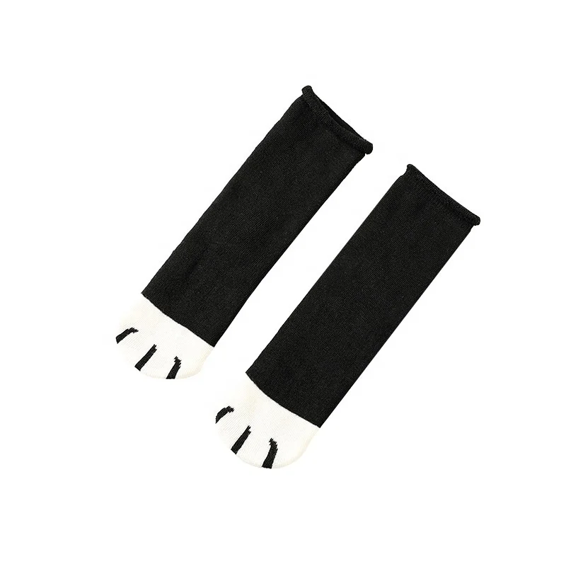 Cats Paw Cute Cartoon Print Soft Warm Fleece Winter Womens Ankle Socks Cat